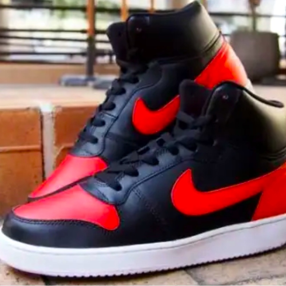 Red and Black Nike ebernon